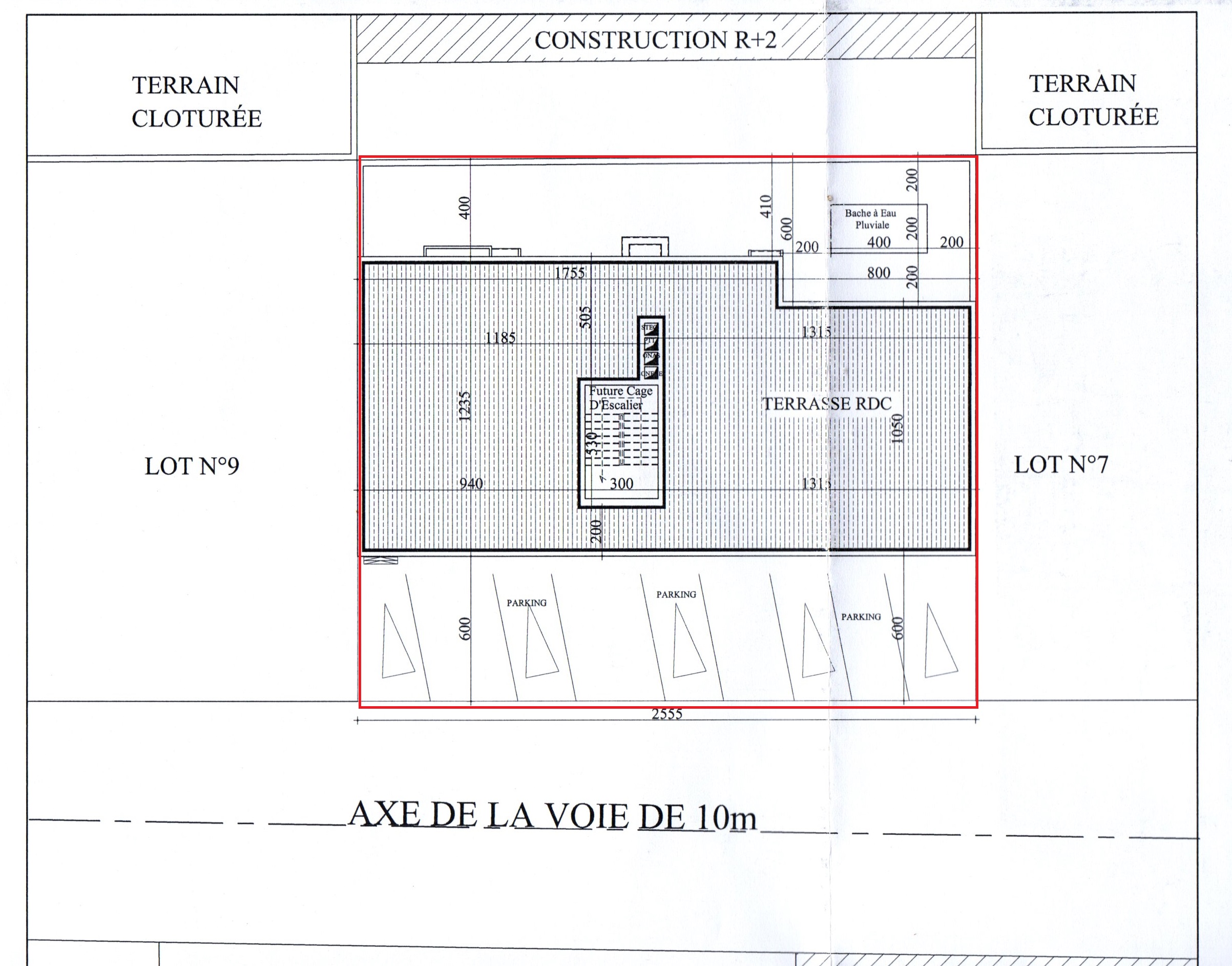 Hergla Hergla Vente Surfaces Terrain r4 amnag avec permis de btir